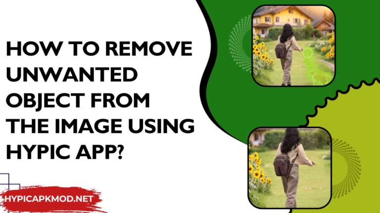 How to remove unwanted object from the Image using Hypic App